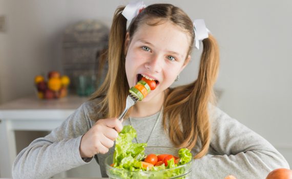 la alimentación en los niños